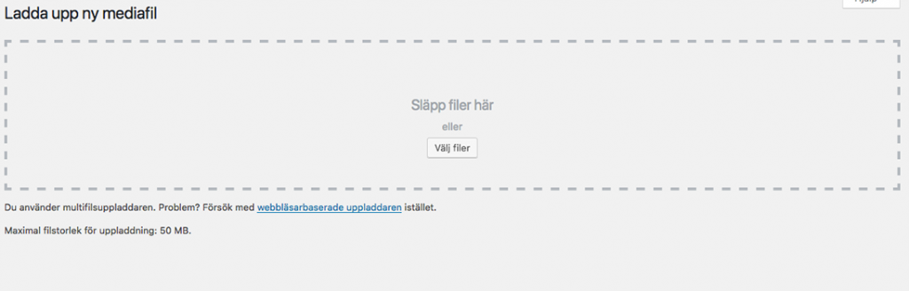 Redigera bilder - ladda upp